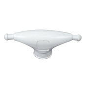 WHITECAP Whitecap Rubber Spreader Boot - Pair - Medium - White S-9201P